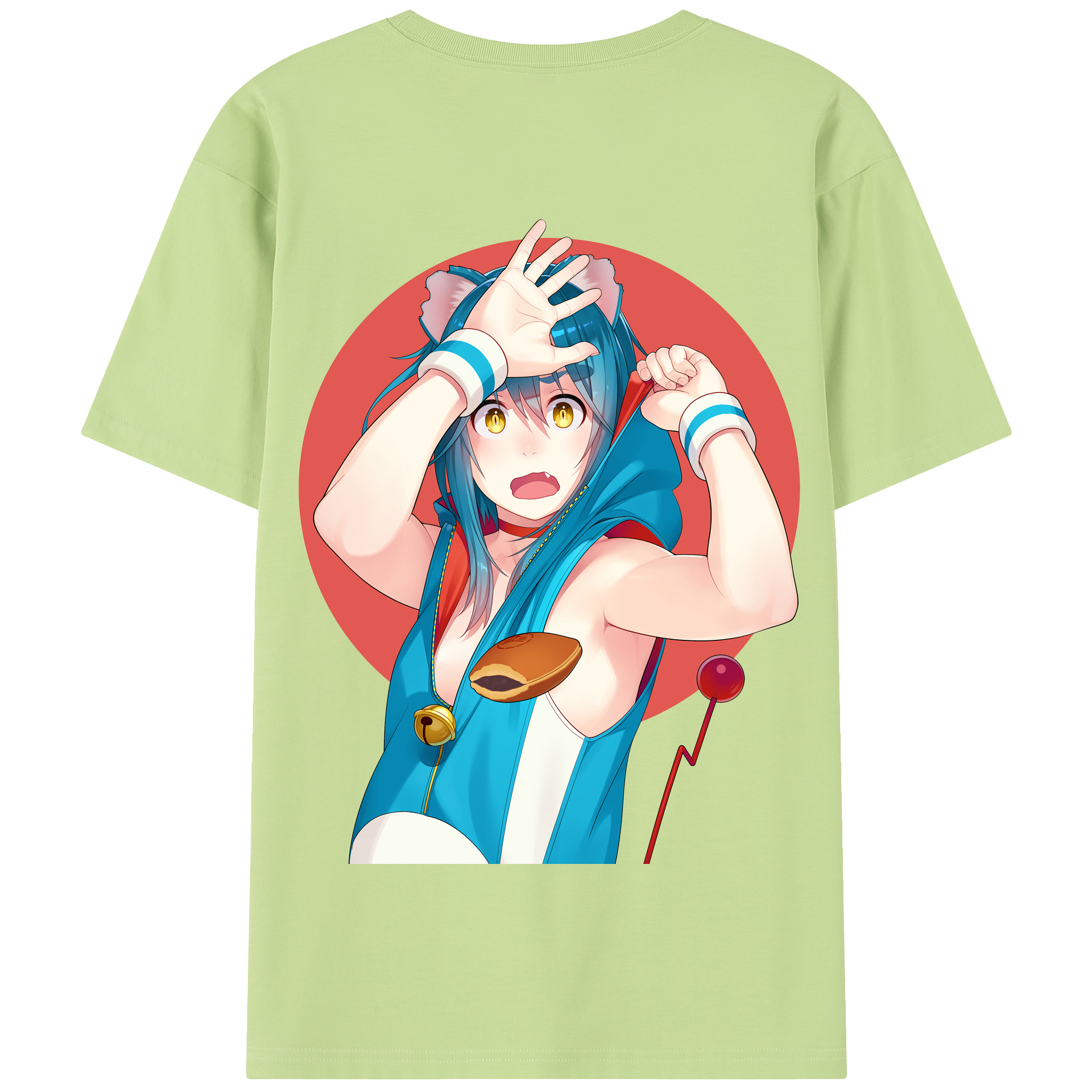 （画像用） ドラえもん Doraemon 綿100％半袖Tシャツ（背面プリント）